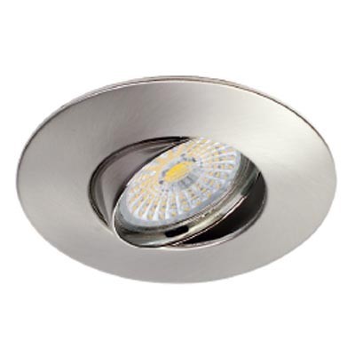 Aro empotrable basculante con bombilla LED GU10